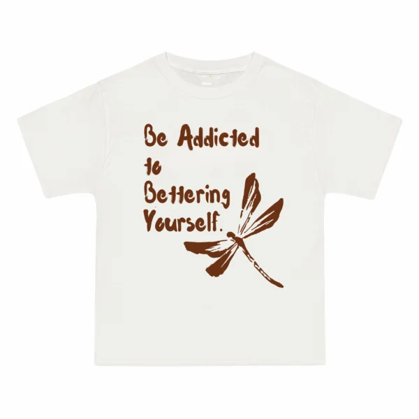 self addict oversized t-shirt