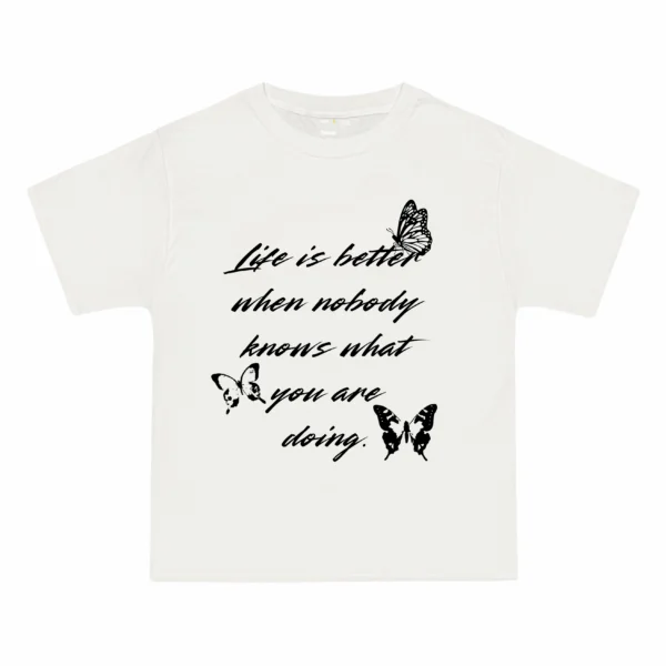nobody knows oversized t-shirt