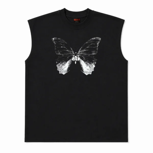 Faded Oversized Sleeveless T-Shirt